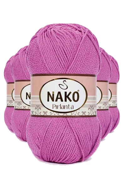 5 Adet Pırlanta Amigurumi El Örgü İpi Yünü Gül 1249 ürün görseli