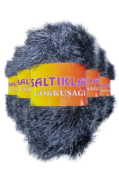 5 Adet Gökkuşağı El Örgü İpi Yünü 21 ürün görseli