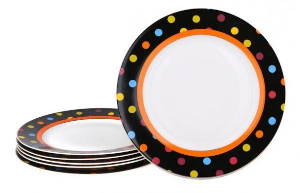 Lucky Art Point 10,5 Servis Tabağı 6 lı Set 27 cm LYEG 145