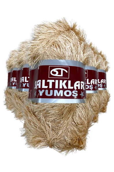 5 Adet Yumoş Sakallı El Örgü Ipi Yünü 100 ürün görseli