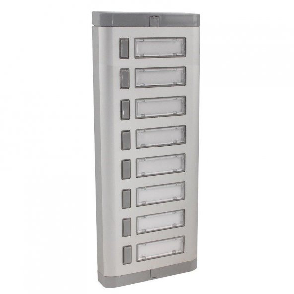 8li Aluminyum Zil Butonu Işıklı Hpsiz Yenişark