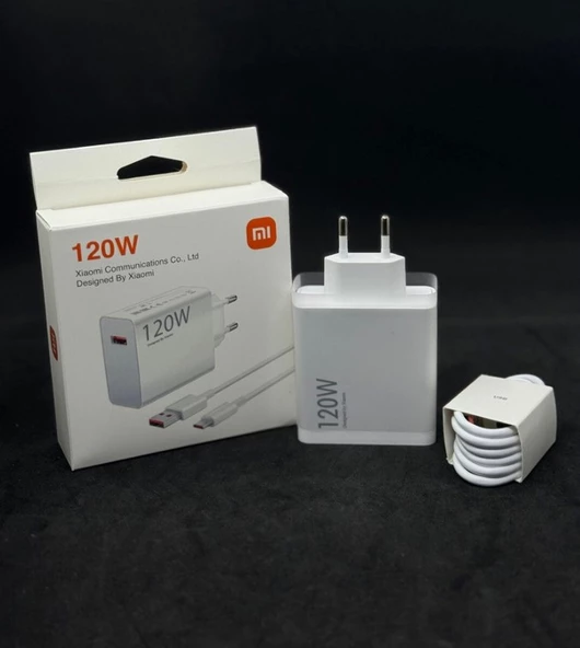 120 W Type-C Şarj Cihazı Hızlı Şarj Özellikli Xiaomi Android