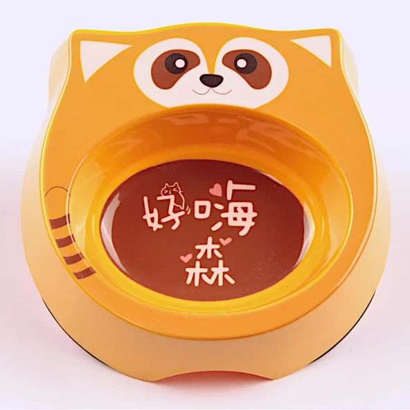 Bobo Kedi Köpek Mama Su Kabı BO-3146A5 270 ML Turuncu Köpek - 3