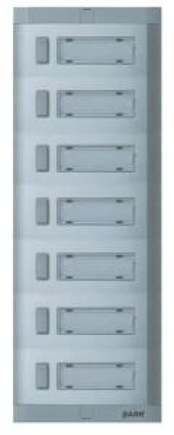 Aluminyum 7li Zil Butonu Işıksız Hpsiz Yenişark