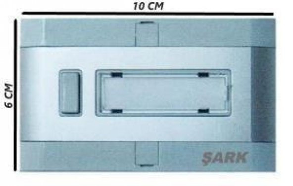1li Aluminyum Zil Butonu Işıklı Hpsiz Yenişark