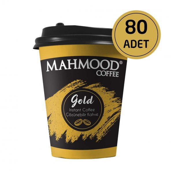 Mahmood Coffee Gold Karton Bardak 2 Gr x 80 Adet ( 1 Koli)