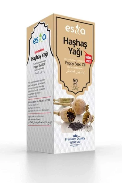 Haşhaş Yağı 50 Ml.