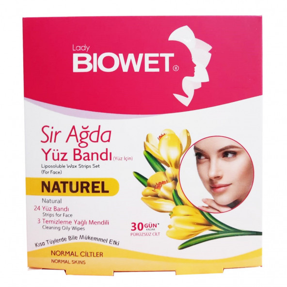 Biowet 27'li  Yüz Sır Ağda Bandı Naturel