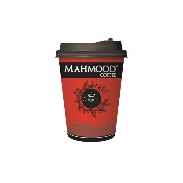 Mahmood Coffee 3ü1 Arada Karton Bardak 18 Gr x 80 Adet ( 1 Koli)