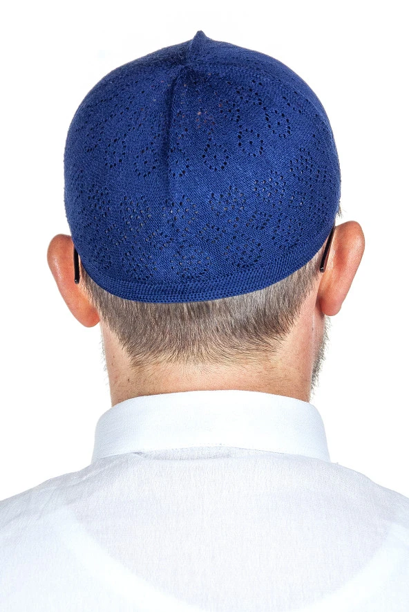 Mercan Namaz Takkesi Lacivert 12 Adet - Resim 9