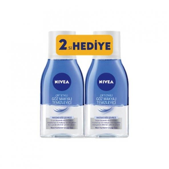 Nivea Çift Etkili Göz Makyaj Temizleyicisi 125 ml 2'li Set