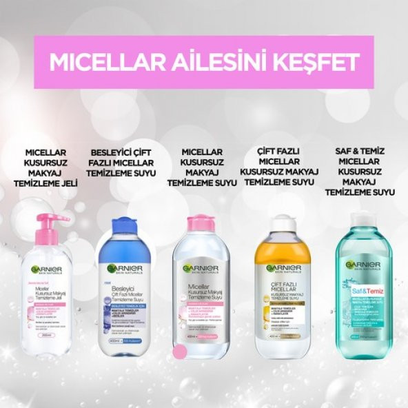 Garnier Saf & Temiz Kusursuz Makyaj Temizleme Suyu 400 ml - 5