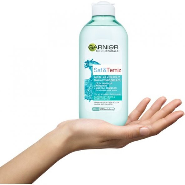 Garnier Saf & Temiz Kusursuz Makyaj Temizleme Suyu 400 ml - 7