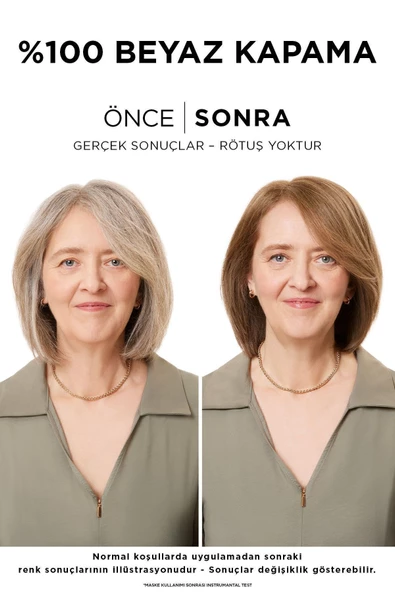 L'Oreal Paris Creme Saç Boyası 6.32 Altın Açık Kahve - Resim 6