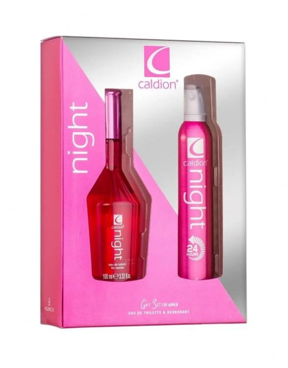 Caldion Night Kadın Parfüm Edt 100ml + Deodorant Sprey 150 Ml Set