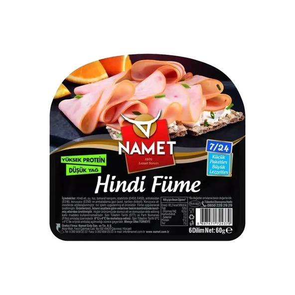 Namet Hindi Füme 60 gr x 18 Adet - 3