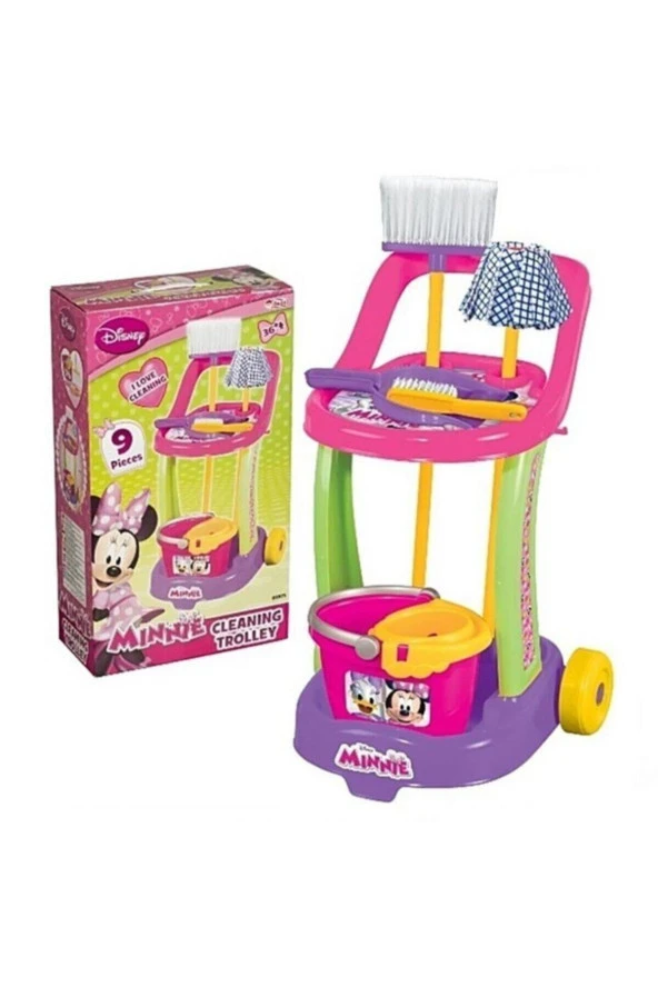Dede Minnie Mouse Temizlik Arabası - 3