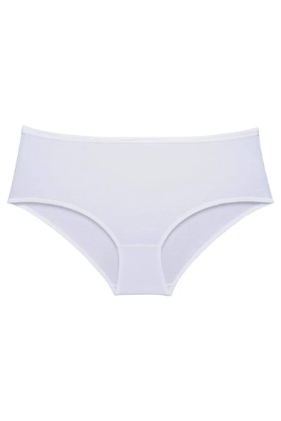 3 Adet Kadın Yüksek Bel Bato Külot Siyah Beyaz Ten - Resim 2