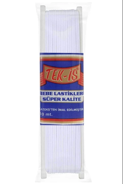 Tekis Lastik Bebe Lastiği 10 Metre