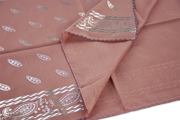 Biricik Anneme Özel Silindir Kutulu Set - İnci Tesbihli - Varaklı Kesik Elyaf Mevlid Örtülü - Pembe Renk - Resim 3