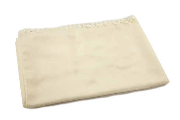 Anneler Gününe Özel Silindir Kutulu Set - İnci Tesbihli - Pamuklu Desenli Fistolu Mevlid Örtülü - Krem Renk - Resim 5