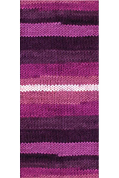 5 Adet Vega Stripe Premium Akrilik El Örgü İpi Yünü No: 82413 - Resim 2