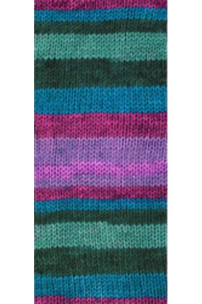 5 Adet Vega Stripe Premium Akrilik El Örgü İpi Yünü No: 82408 - Resim 2
