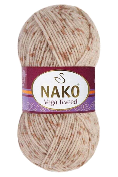 5 Adet Vega Tweed Premium Akrilik El Örgü İpi Yünü No: 35032 - Resim 5