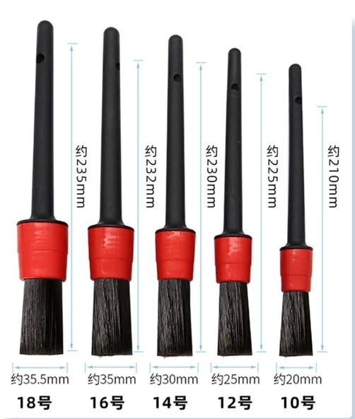 Pratik Mc-1037 Araba Temizlik Detay Fırçası 5li Set - 4