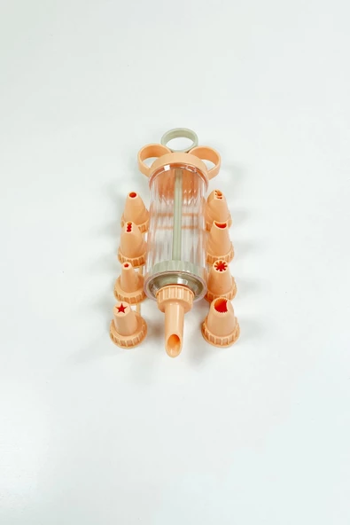 9 Başlıklı Pasta Süsleme Krema Pompası Dekoratif Kek Krema Pompası