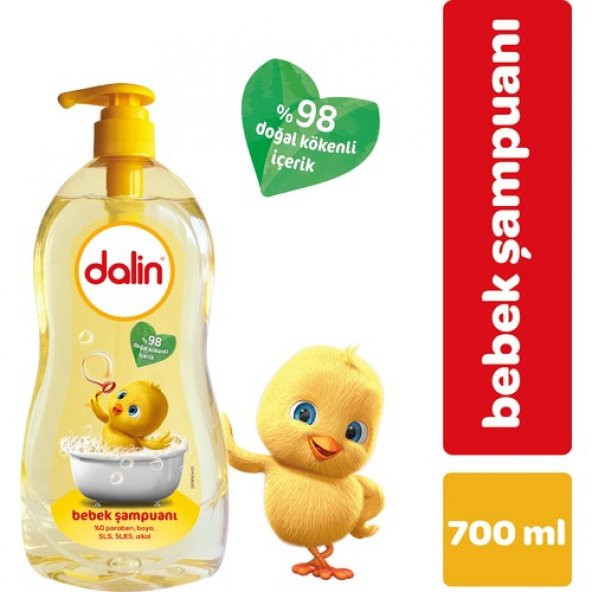 Dalin Şampuan 700 Ml 98 Organik Içerik