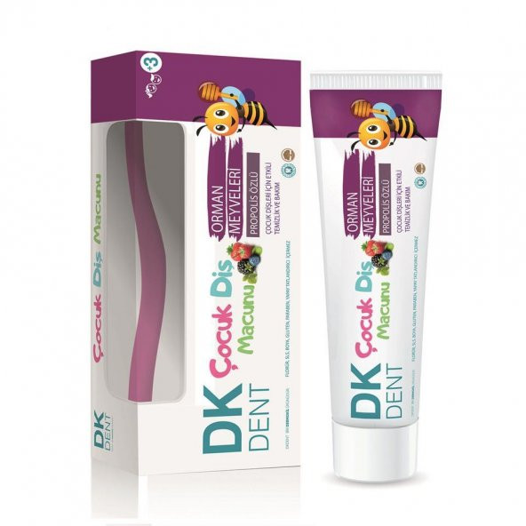 Dermokil Dk Dent Çocuk Diş Macunu Orman Meyveleri Özlü 50 ml  Diş Fırçası - 2