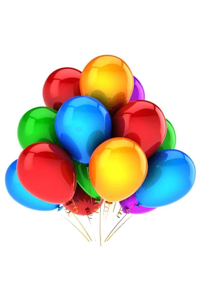 Karışık Renkli Metalik Süsleme ve Parti Balonu 12 Inch 40 Adet ürün görseli