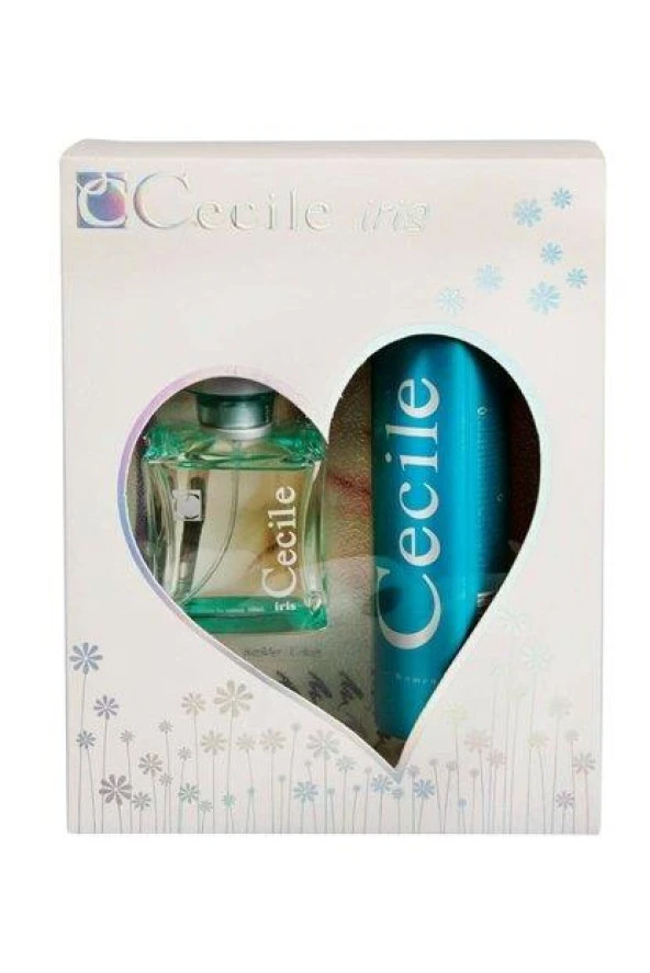 Cecile Iris Edt 100 Ml + 150 Ml Deodorant Kadın Parfüm Seti 8698438005692