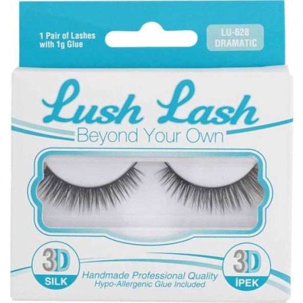 Lush Lash Takma 3d Ipek Kirpikler Lu 628