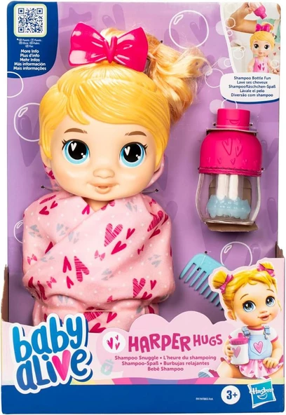 Baby Alive Bebeğimle Şampuan Eğlencesi Sarışın F9119 - 10
