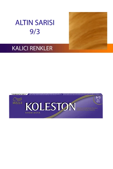 Single Tüp Boya Saç Boyası Altın Sarısı 9/3 ürün görseli