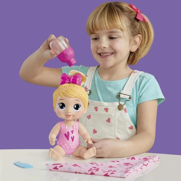 Baby Alive Bebeğimle Şampuan Eğlencesi Sarışın F9119 - 5