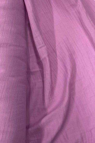 Çok Amaçlı Müslin Pamuklu Bebek Örtü ve Battaniye Kumaşı Müslin Bez Leylak - Resim 2