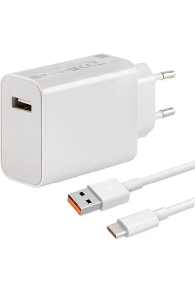 Type-C 67w (Watt) Ultra Hızlı Şarj Aleti Adaptör Kablo Set - 2