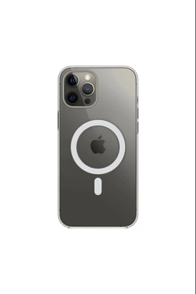 Iphone 13 Pro Kılıf Kamera Lens Korumalı Magsafe Destekli Şeffaf Darbe Emici Sert Kapak - 2