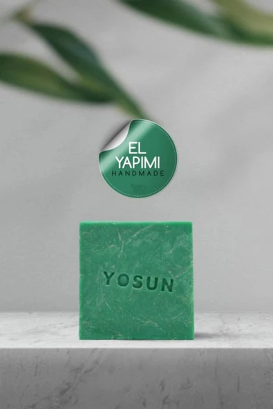 Yosun Sabunu Hatay El Yapımı %100 Organik Doğal Sabun 1 Kalıp 130 Gram - Resim 2