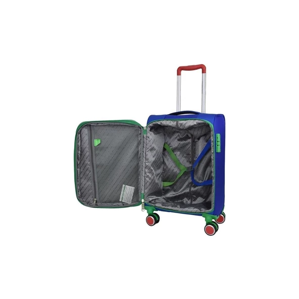 Benetton Sax Mavi Unisex Kabin Boy Valiz 14BNT2200-03 - 4