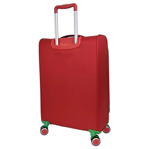 Benetton Trolley 50 cm Kırmızı Unisex Valiz - 4