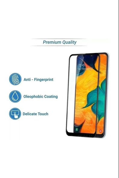 Samsung A30 Uyumlu 9d Tam Kaplayan Parmak Izi Bırakmayan Ekran Koruyucu Film - Resim 2