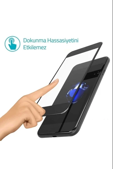 Iphone 7 PLUS Uyumlu 9d Tam Kaplayan Parmak Izi Bırakmayan Ekran Koruyucu Film - Resim 3