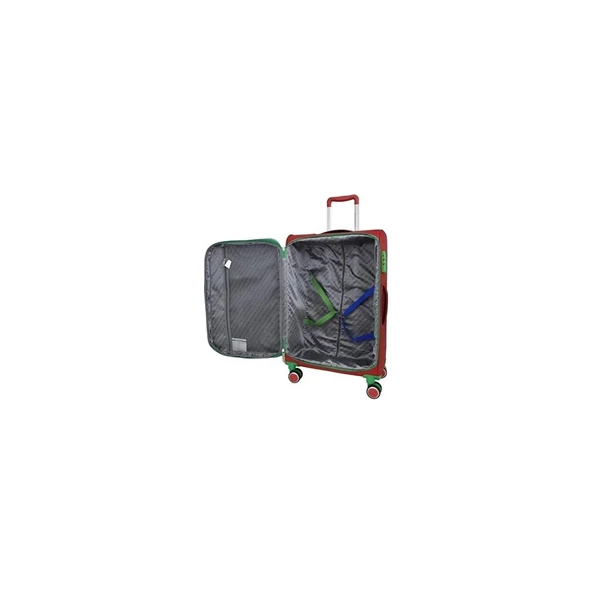 Benetton Trolley 50 cm Kırmızı Unisex Valiz - 2