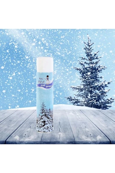 5 Adet Max Kar Köpüğü Spreyi, Eriyen Kar Taneleri, Parti Köpük Karı Yapar Kar Yağdıran Sprey 5x300 ml - 5