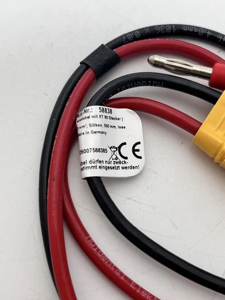 Muldental XT90 Lipo Pil Şarj Kablosu 500mm - 3