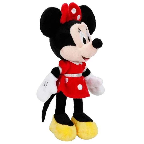 Minnie Kırmızı Elbiseli Peluş 25 cm SUN-03414 - 3